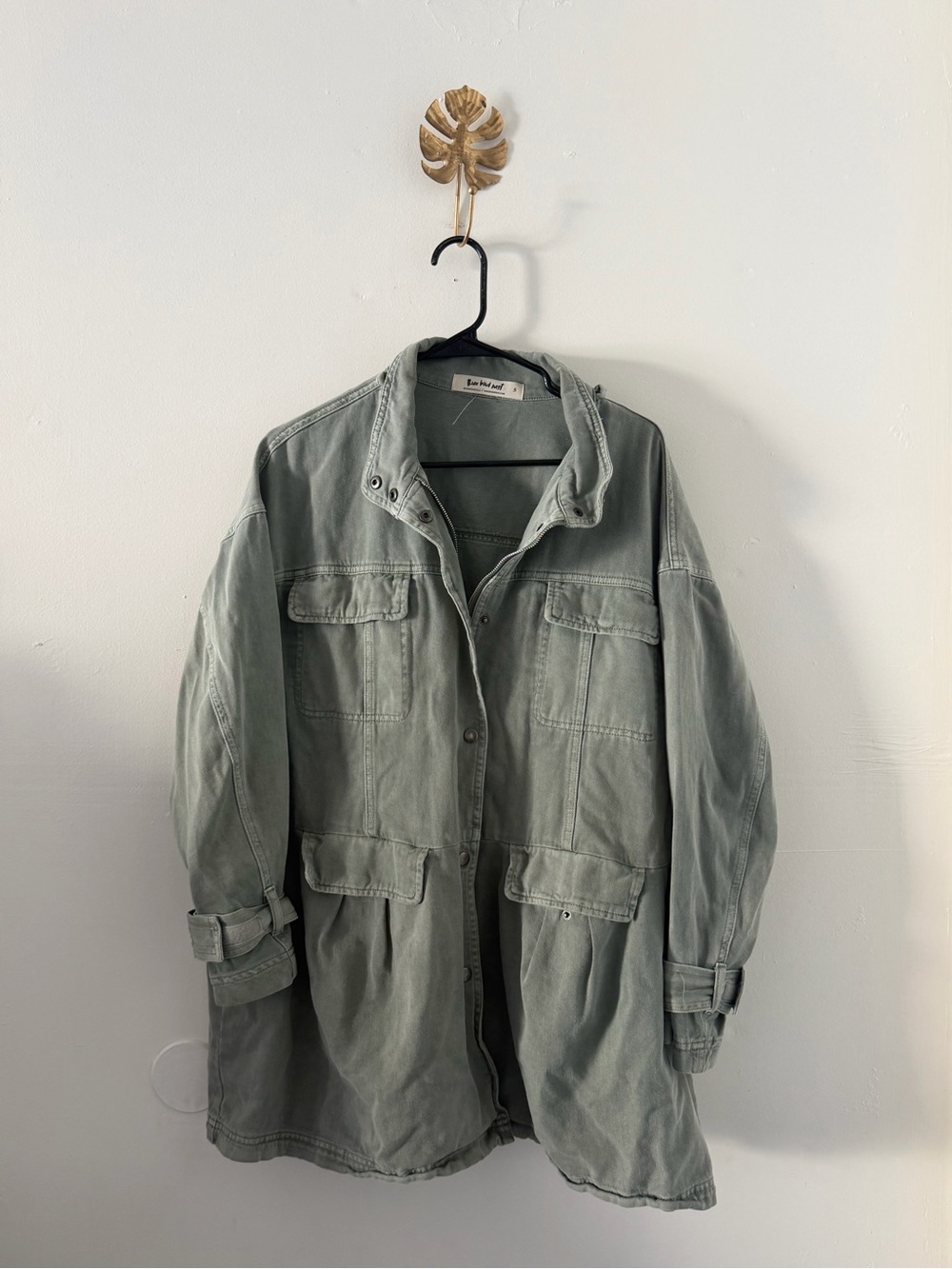 Three Bird Nest Sage Green Utility Jacket